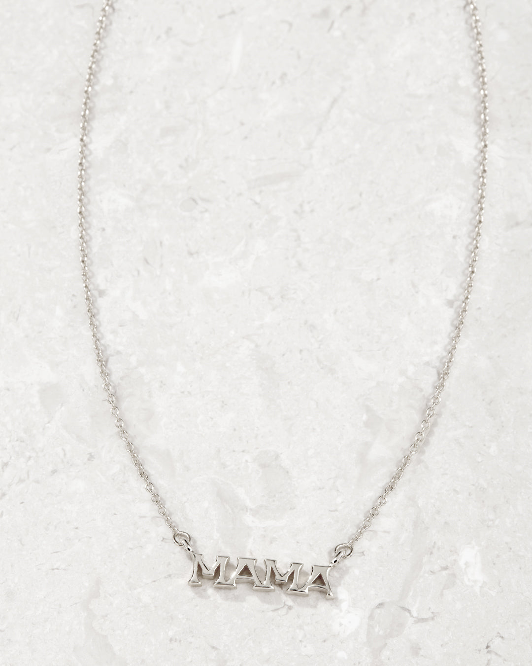 Mini Nameplate Necklace [Vintage] — alternate angle