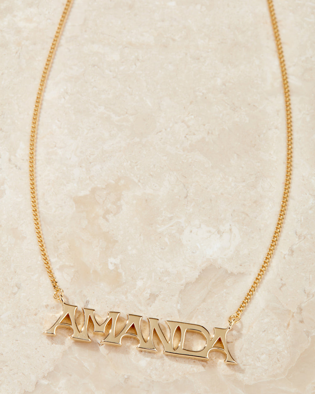 Nameplate Necklace [Vintage]