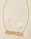 Nameplate Necklace [Vintage]