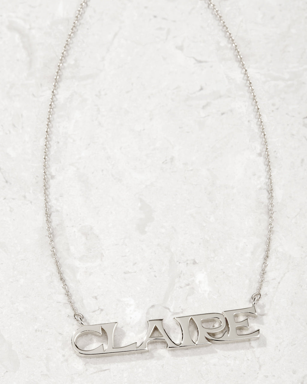 Nameplate Necklace [Vintage] — alternate angle