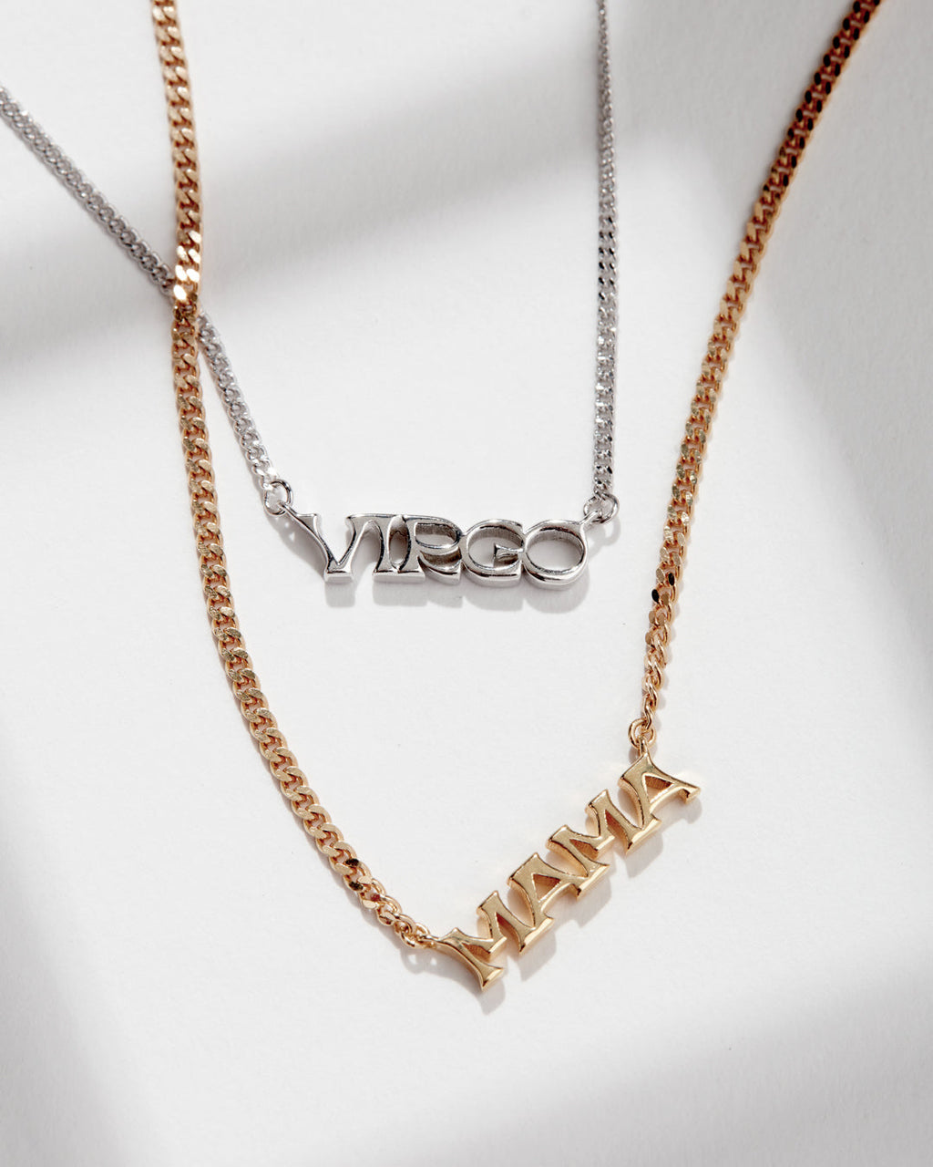 Mini Nameplate Necklace [Vintage] — alternate view 2