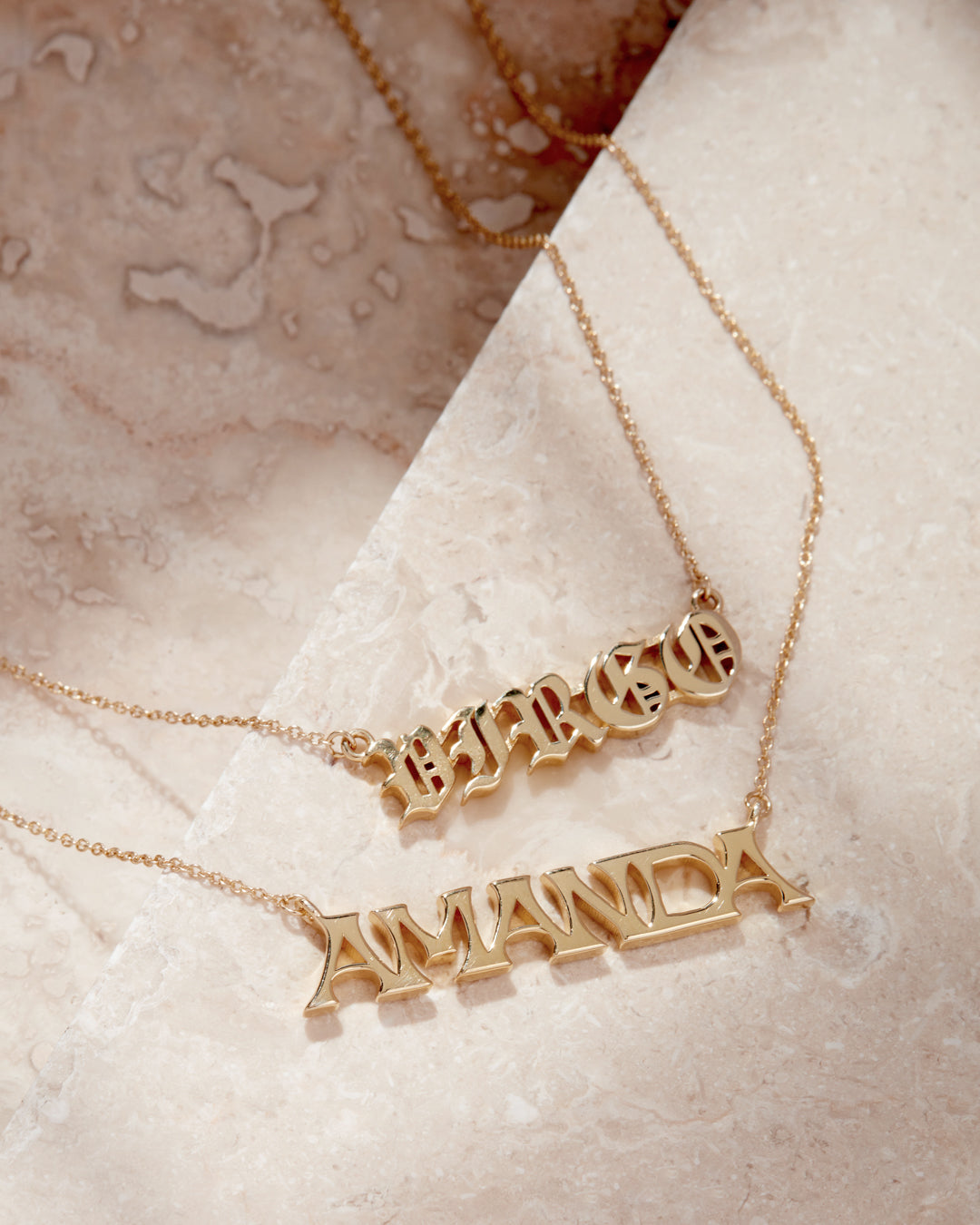 Nameplate Necklace [Vintage] — alternate view 2 2
