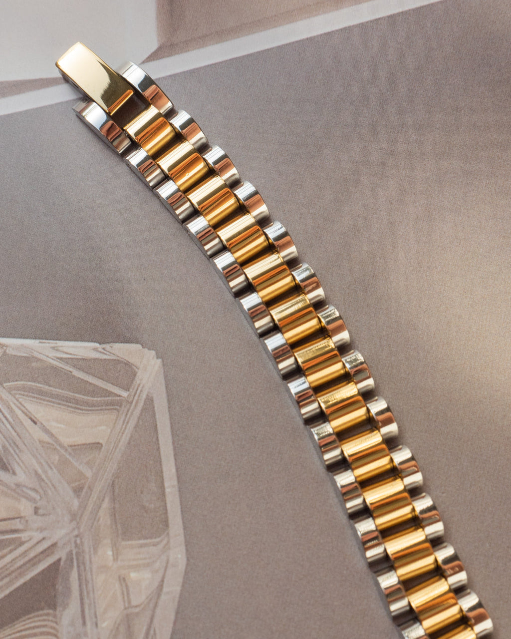 Two-toned Timepiece Bracelet — alternate angle