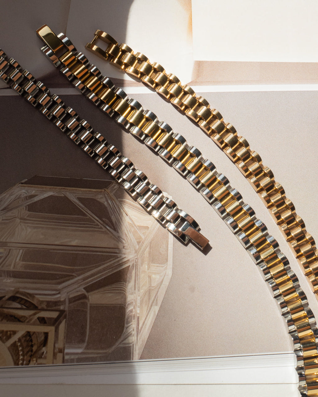 Two-toned Timepiece Bracelet — detail view 3