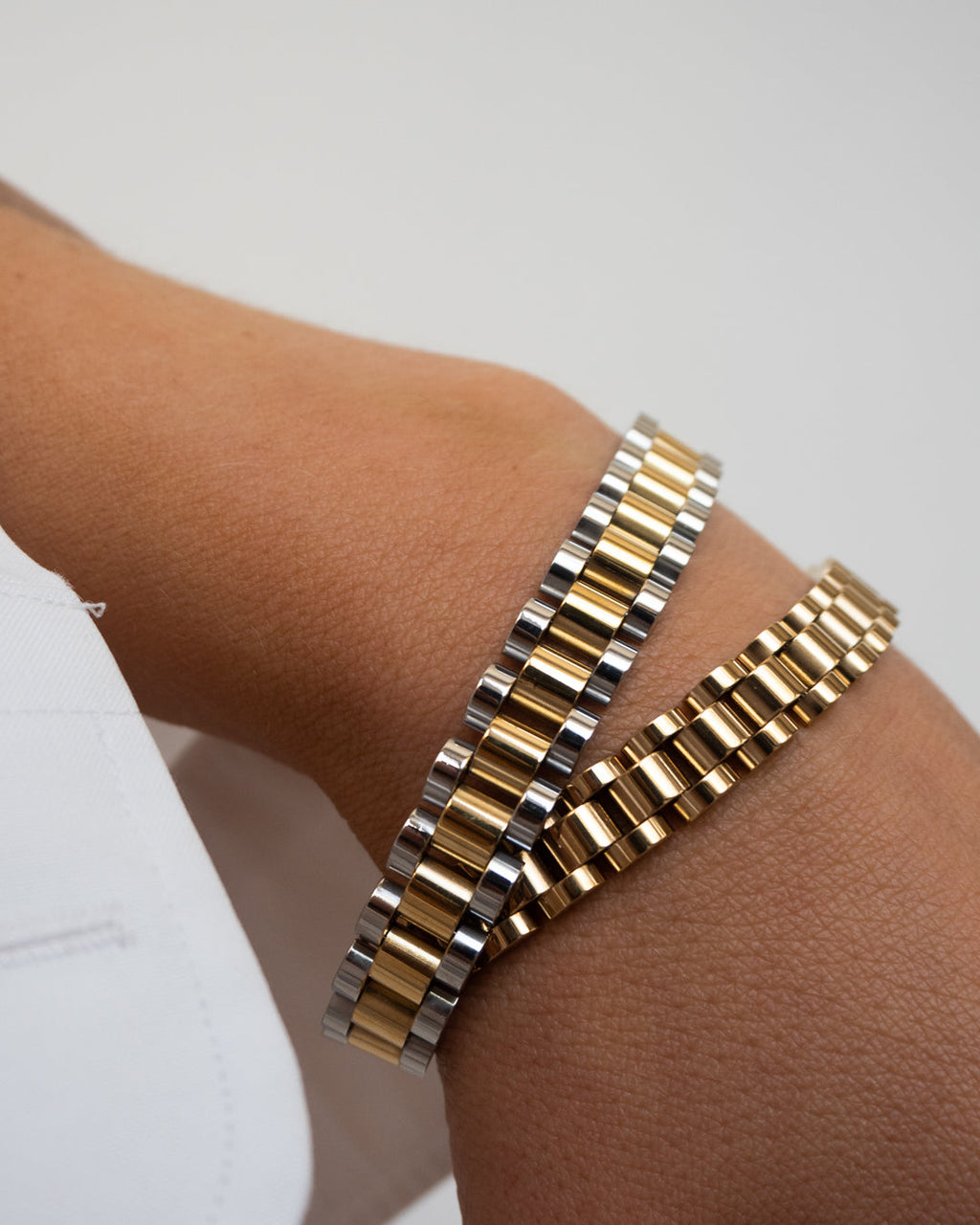 Two-toned Timepiece Bracelet — alternate angle 3