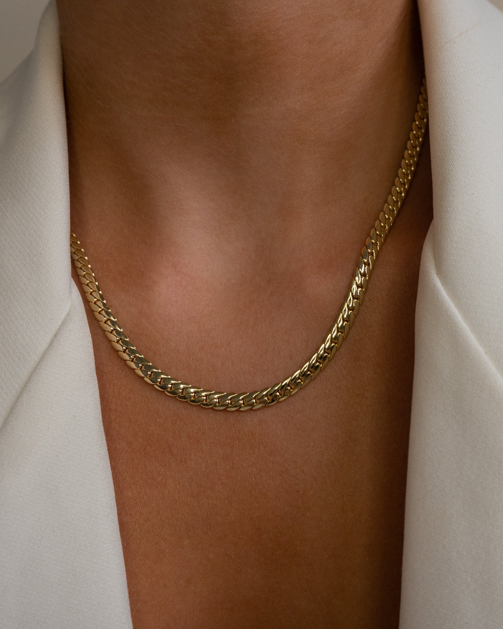 Ferrera Chain Necklace - Silver — alternate view