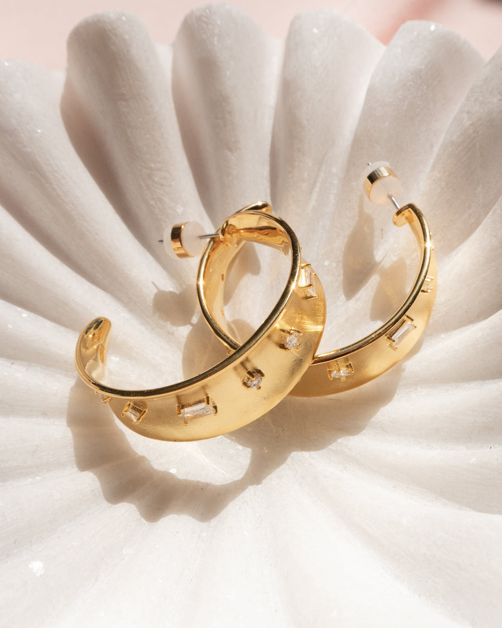 Mixte Statement Hoops - Gold — alternate view