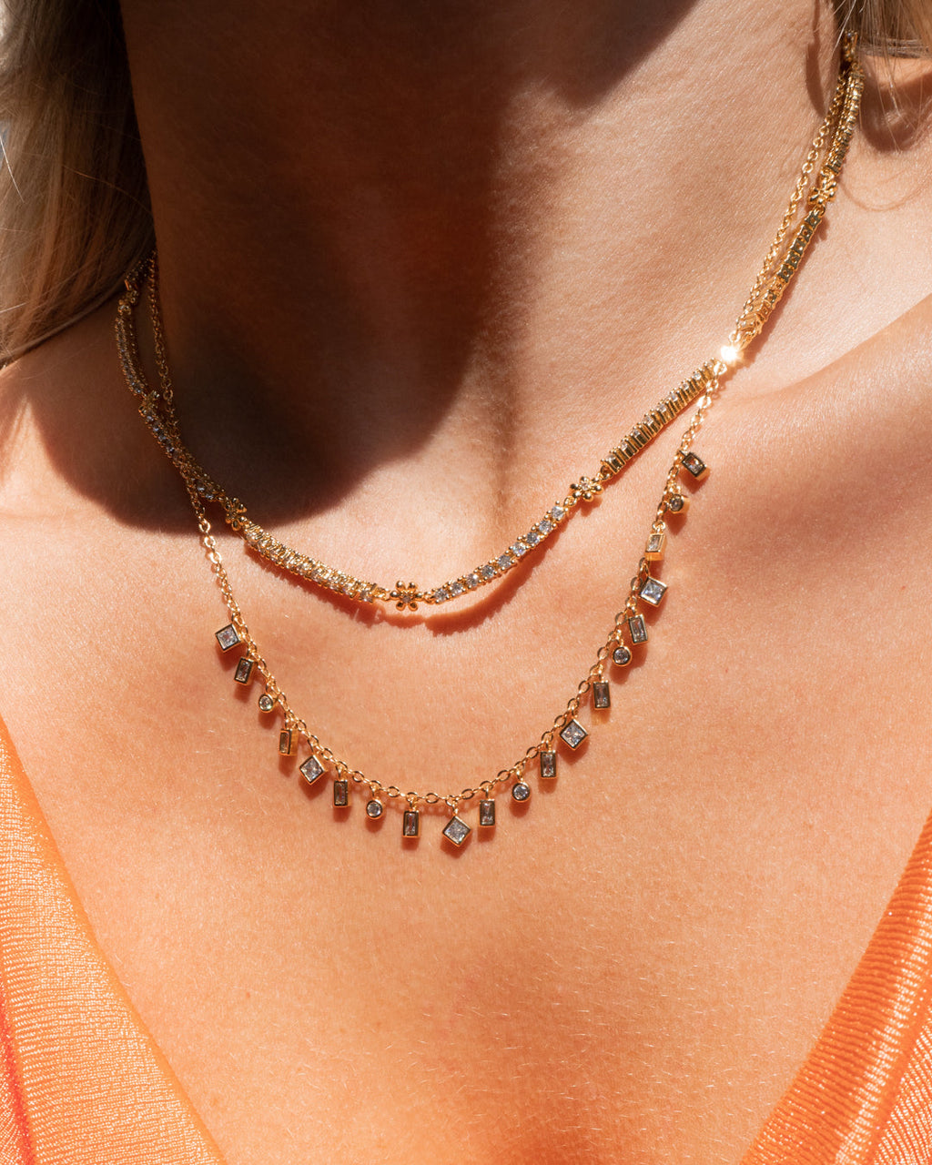 Daisy Ballier Chain Necklace - Gold — detail view 2