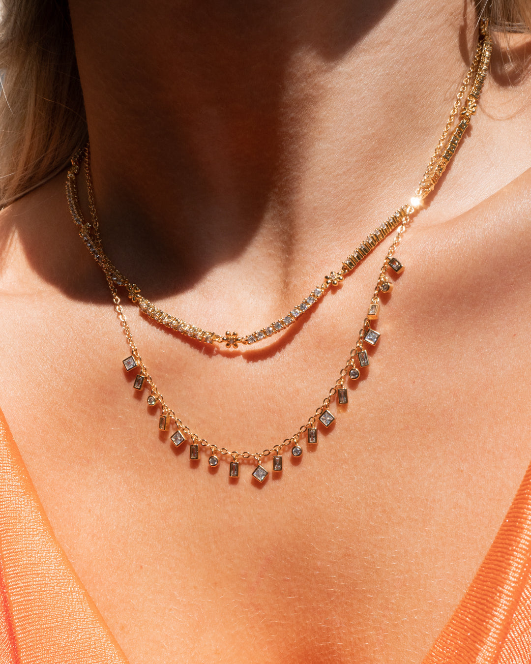 Daisy Ballier Chain Necklace - Gold — detail view 2