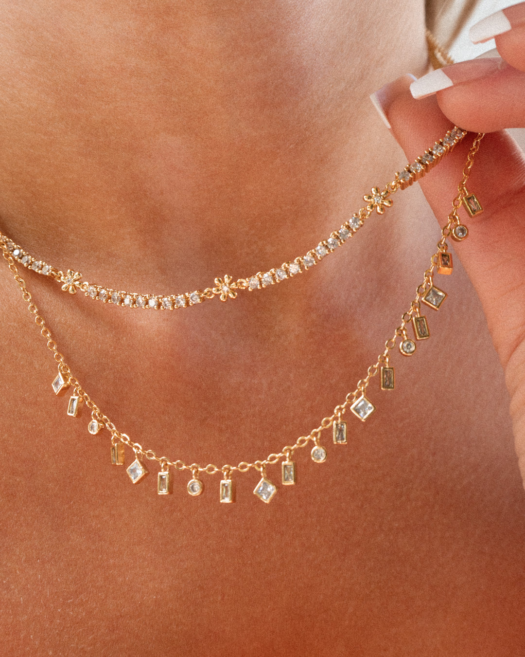 Daisy Ballier Chain Necklace - Gold — alternate view