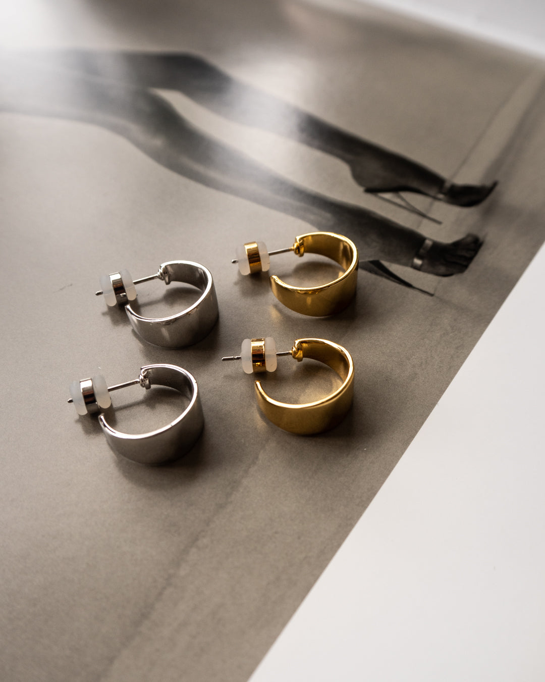 Baby Margot Hoops - Gold — another angle