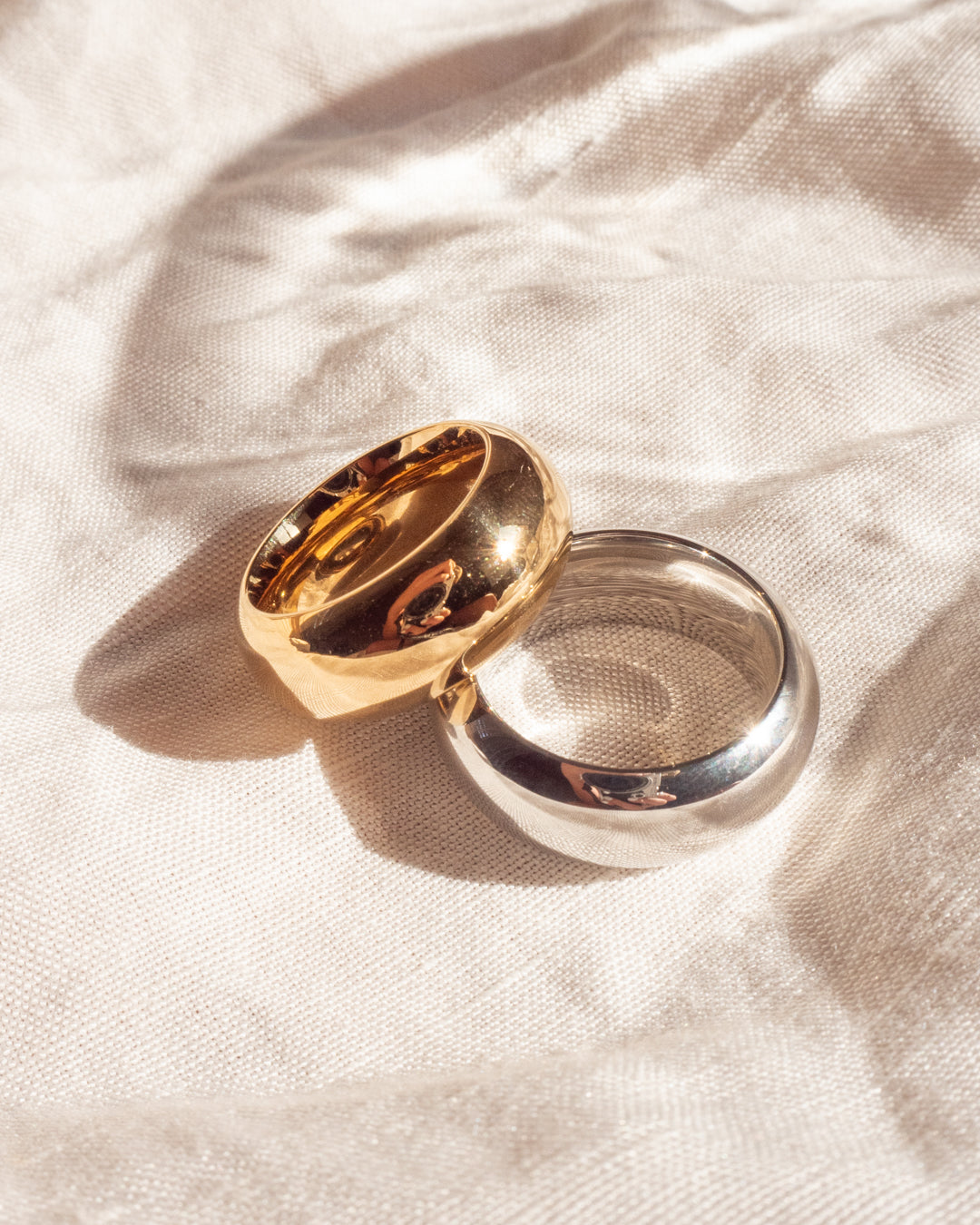 XL Amalfi Ring - Silver — detail view