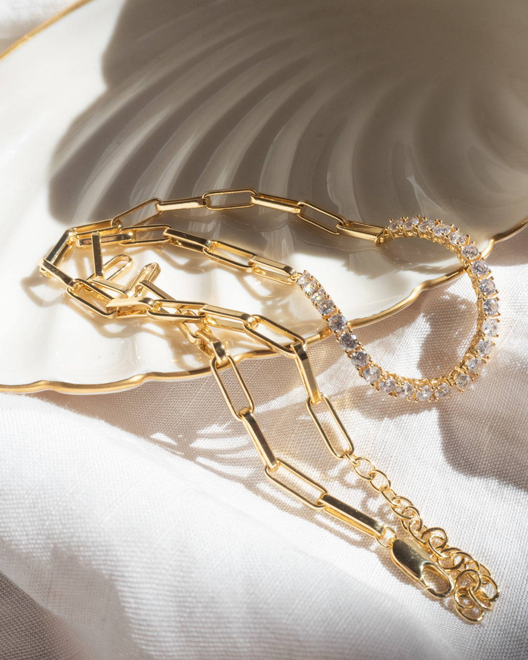 Ballier Chain Link Necklace - Gold — alternate view