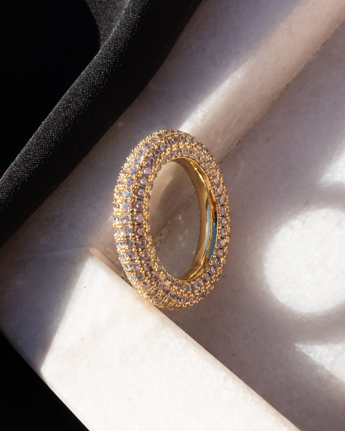 Pavé Amalfi Ring - Gold — alternate view