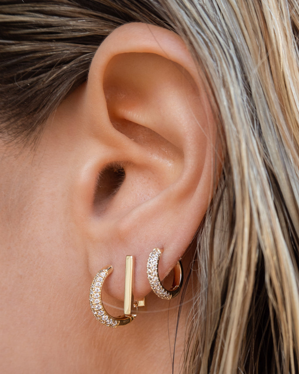 Baby Boxer Hoops - Gold — alternate view 2