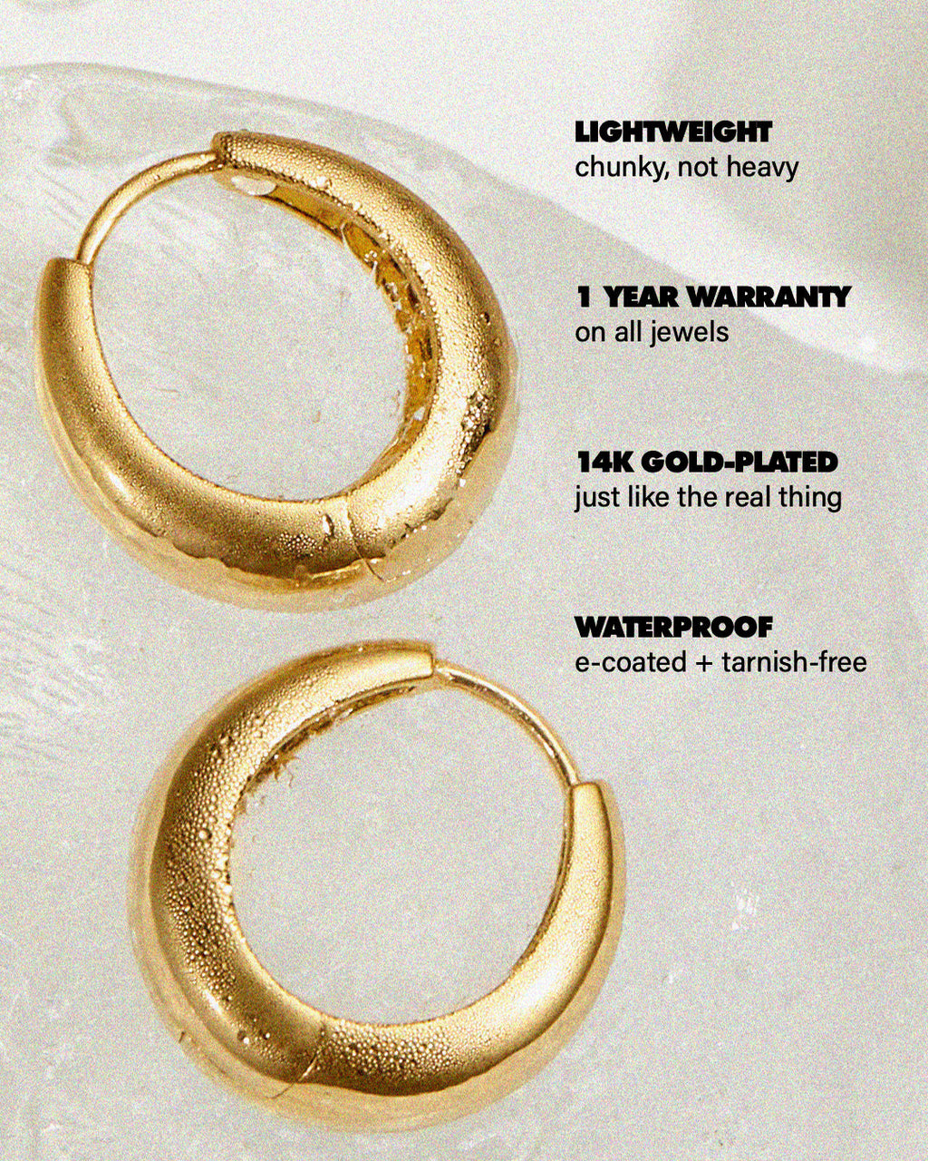 Marbella Hoops - Silver — alternate angle