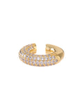 Pavé Amalfi Ear Cuff - Gold - Earrings