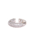 Pavé Amalfi Ear Cuff - Silver - Earrings