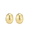 Pavé Molten Studs in Gold - Earrings