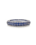 Pavé Amalfi Ring - Blue Sapphire - Silver