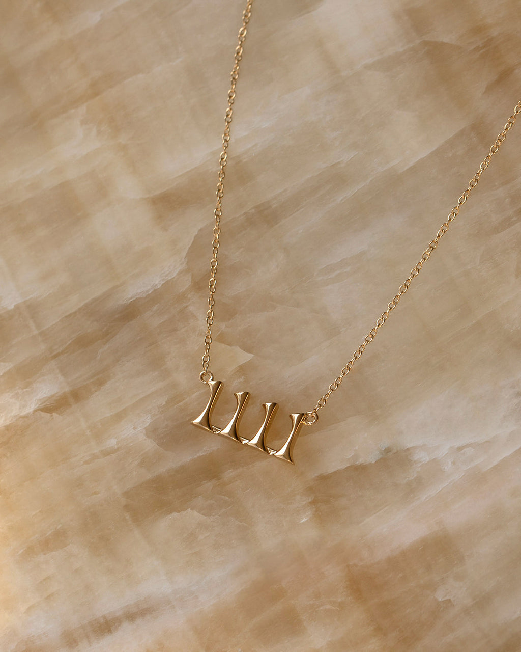 Nameplate Necklace- Angel Numbers [Vintage]