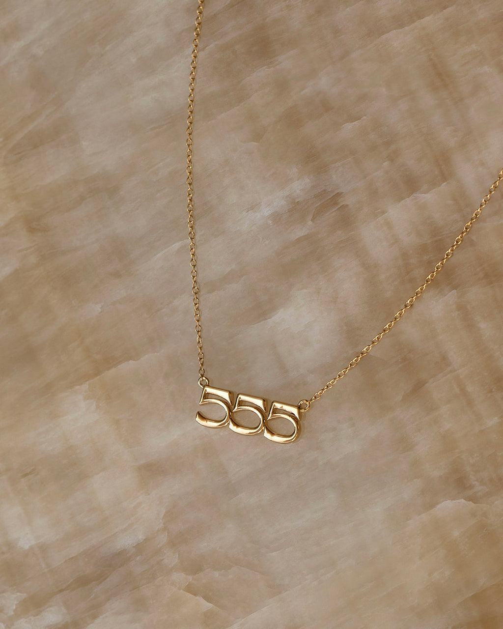 Nameplate Necklace- Angel Numbers [Vintage] — alternate angle