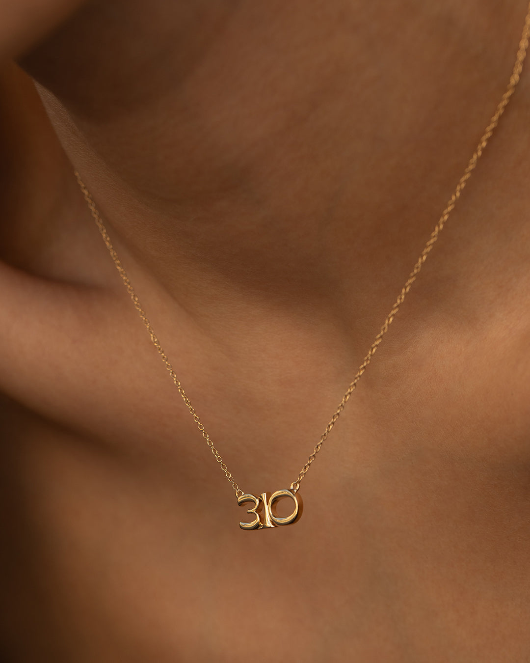 Nameplate Necklace- Area Codes [Vintage] — alternate view 2