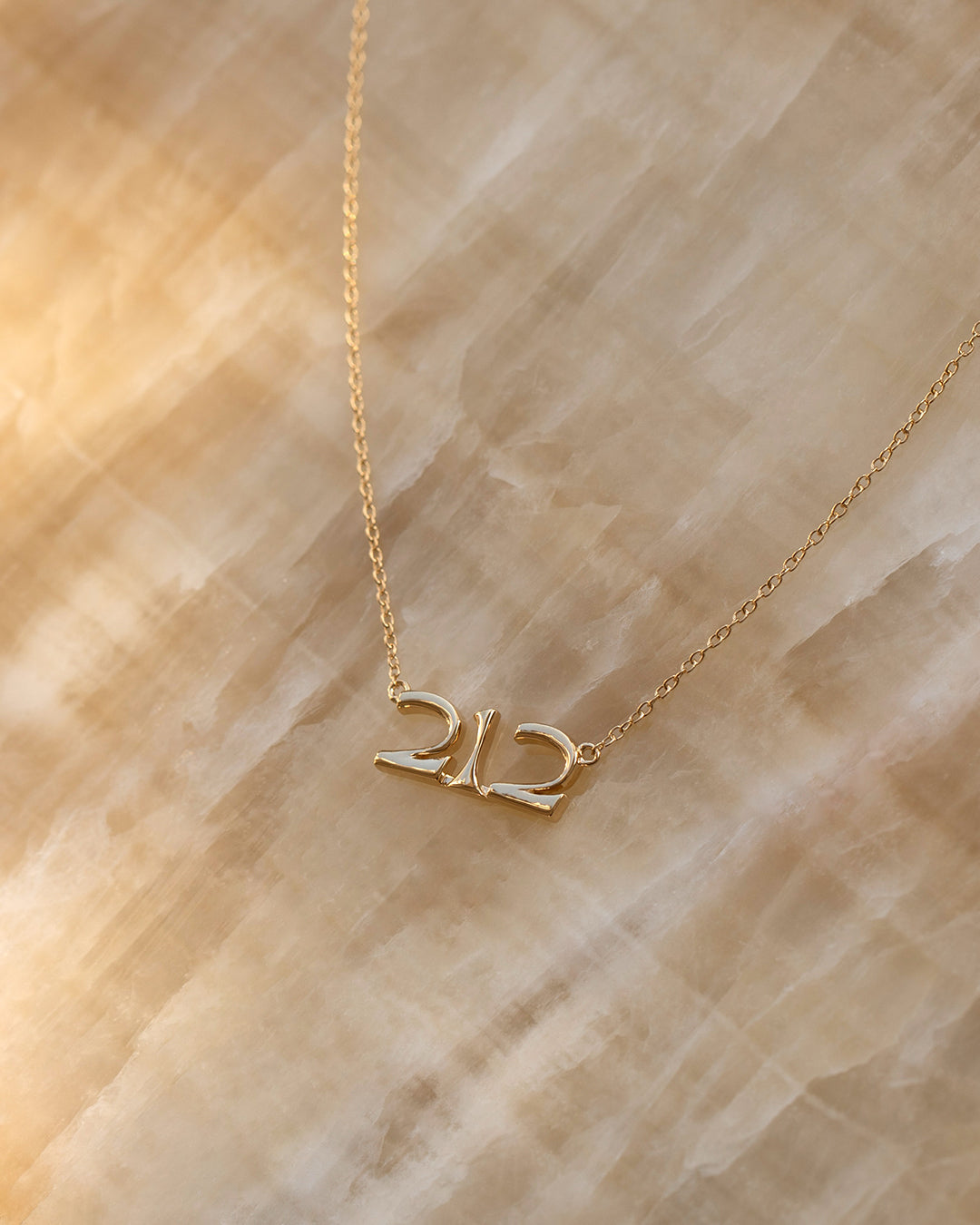 Nameplate Necklace- Area Codes [Vintage] — detail view 2