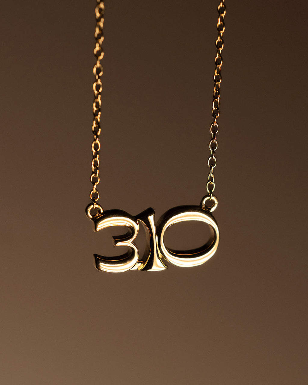 Nameplate Necklace- Area Codes [Vintage] — detail view