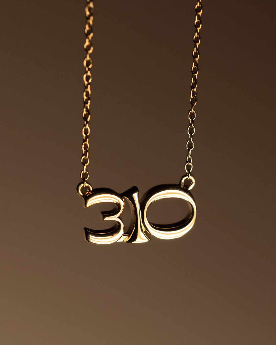 Nameplate Necklace- Area Codes [Vintage] — detail view