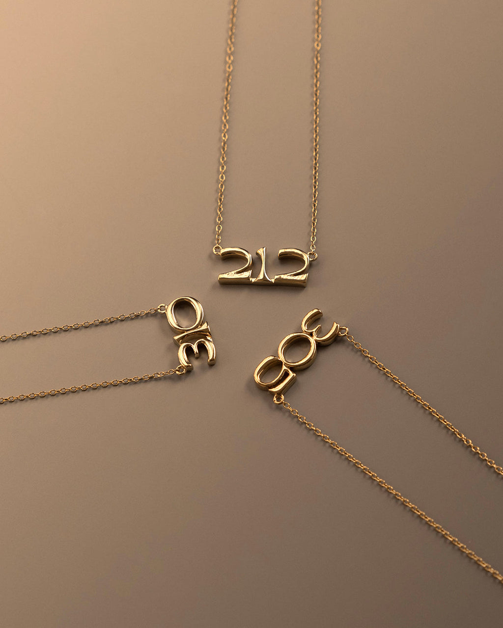 Nameplate Necklace- Area Codes [Vintage] — another angle
