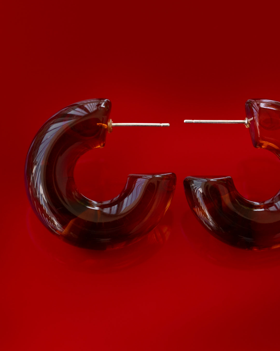 Tortoise Noemi Hoops — alternate view