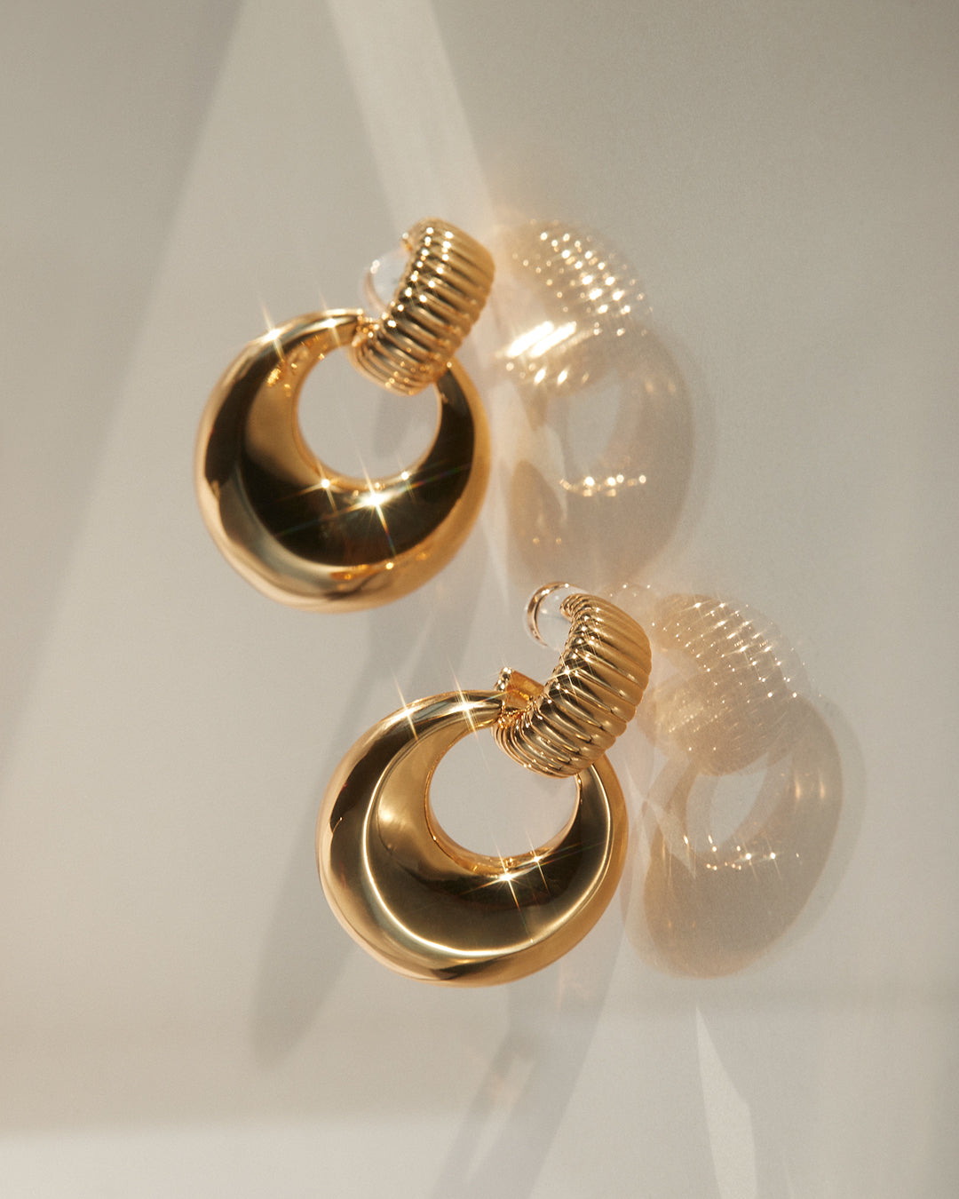 Remy Doorknocker Hoops — another angle