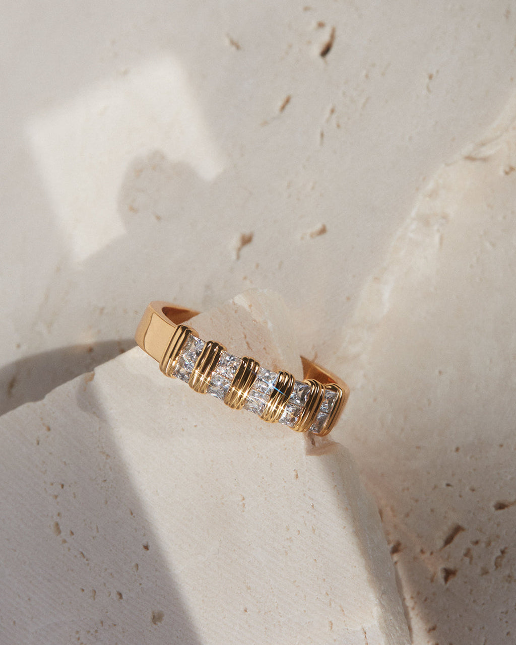 Remy Princess Cut Band - Rings — detail view