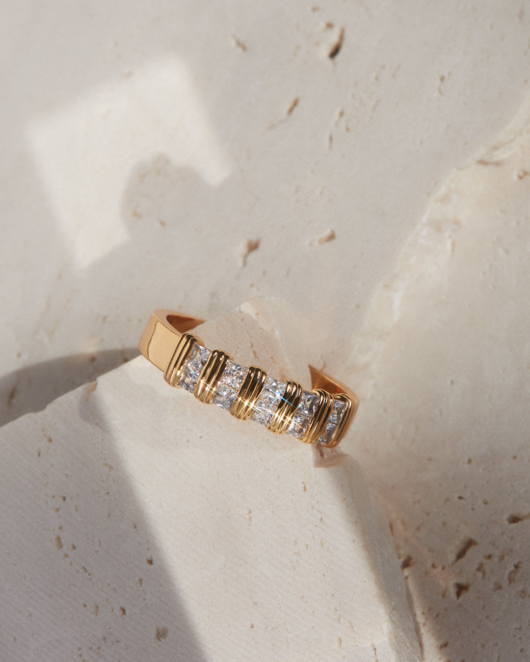 Remy Princess Cut Band - Rings — detail view