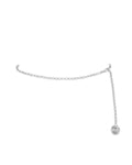 Rosette Coil Chain Belt- Silver in Rose Gold