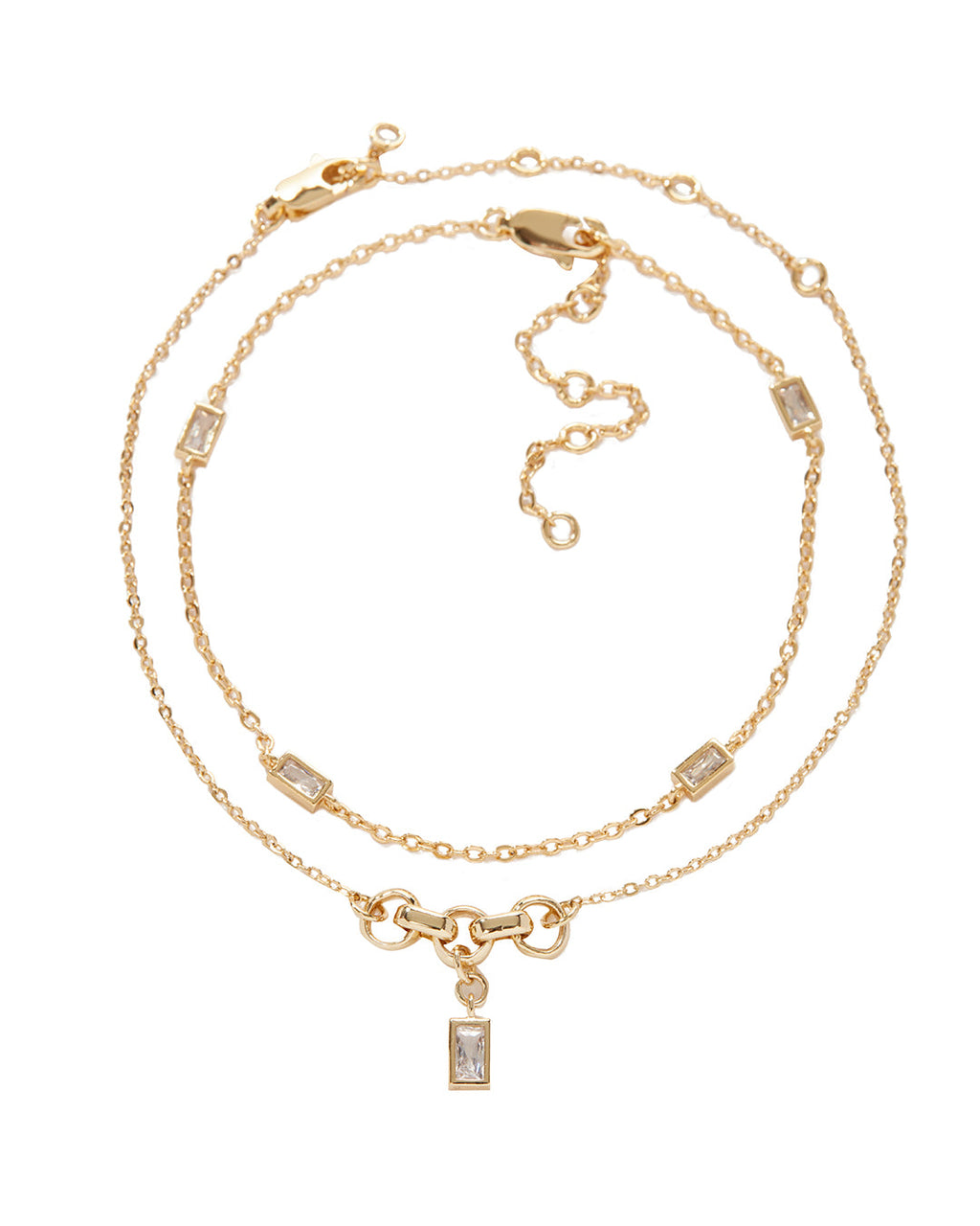 Sunrise on South Beach Anklet Set - Gold