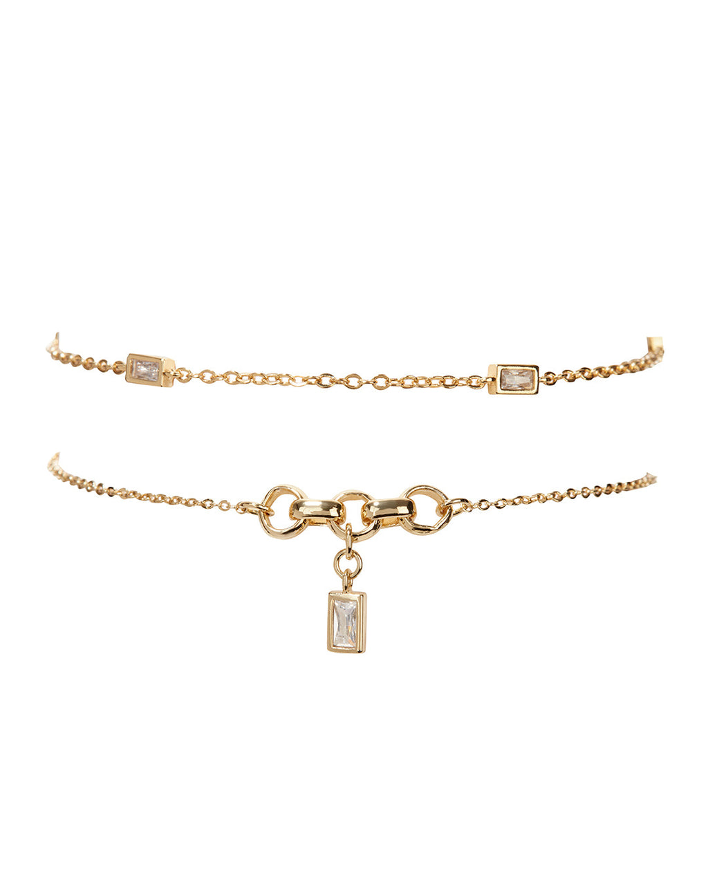 Sunrise on South Beach Anklet Set - Gold — detail view