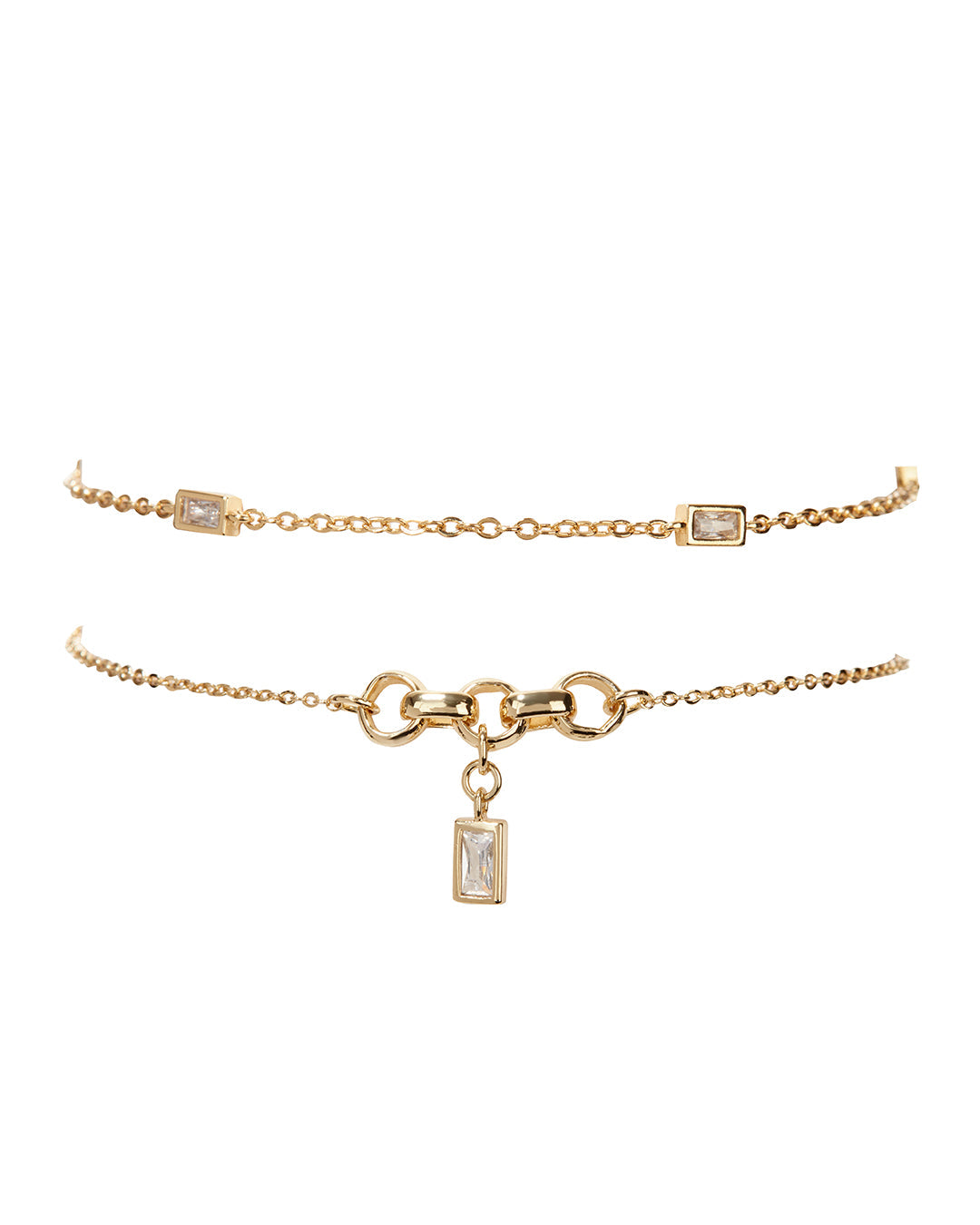 Sunrise on South Beach Anklet Set - Gold — detail view