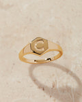 Hexagon Signet Ring [Vintage]