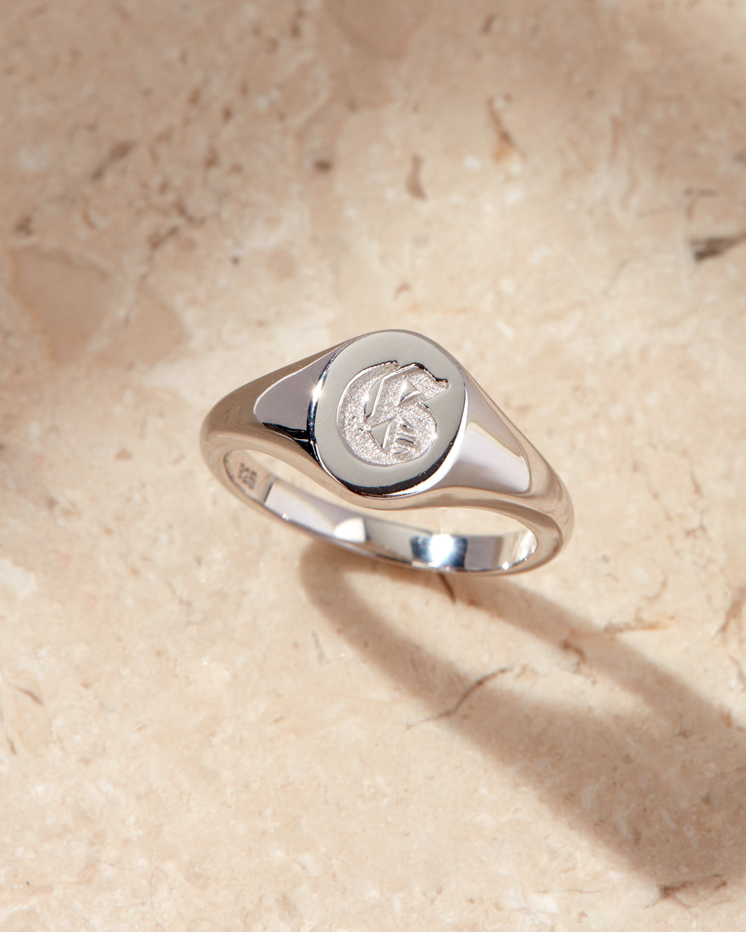 Oval Signet Ring [Old English] — detail view