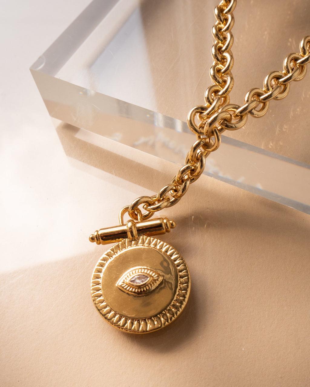 Copacabana Pendant Necklace | Sivan Ayla x Luv Aj in Gold — alternate view 2