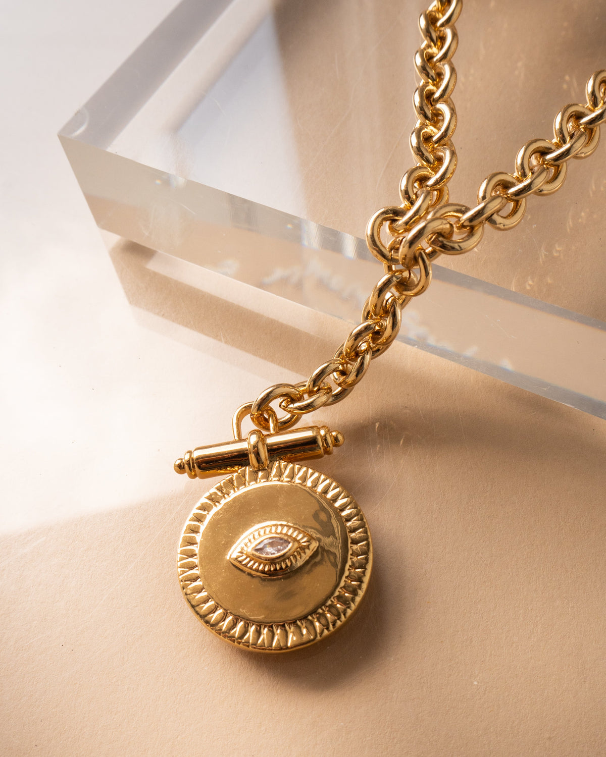 Copacabana Pendant Necklace | Sivan Ayla x Luv Aj in Gold — alternate view 2