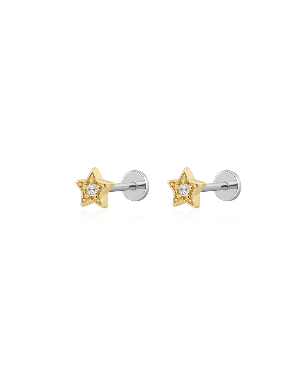 Star Studs in Gold - Earrings