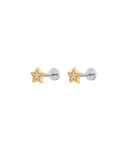 Star Studs in Gold - Earrings