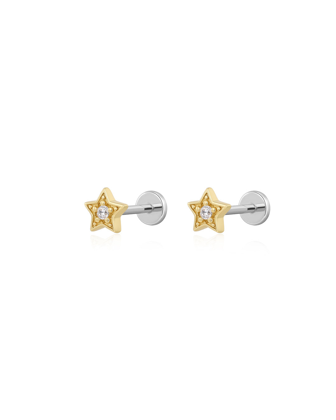 Star Studs in Gold - Earrings