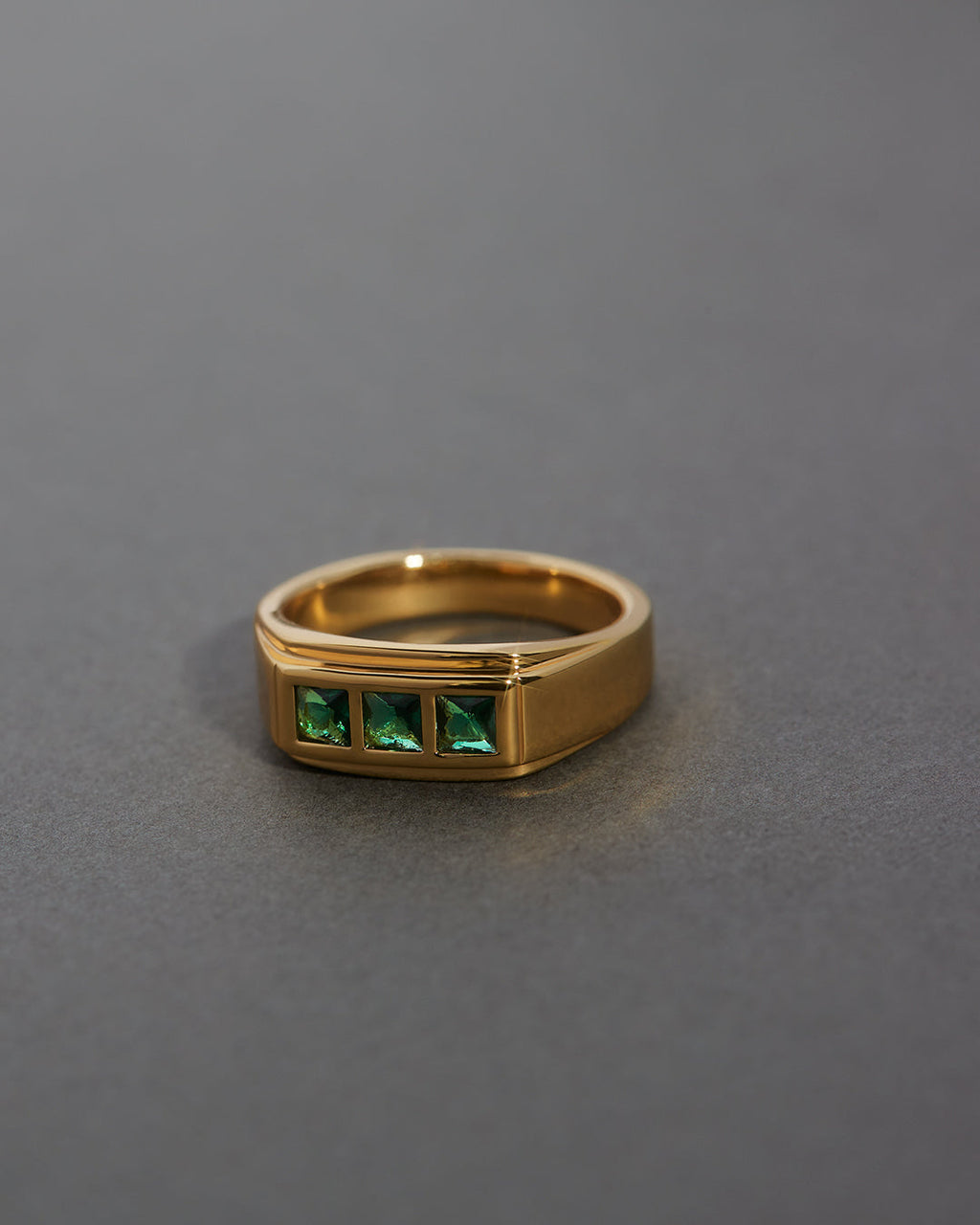 Stepdad Emerald Ring in Gold — alternate view