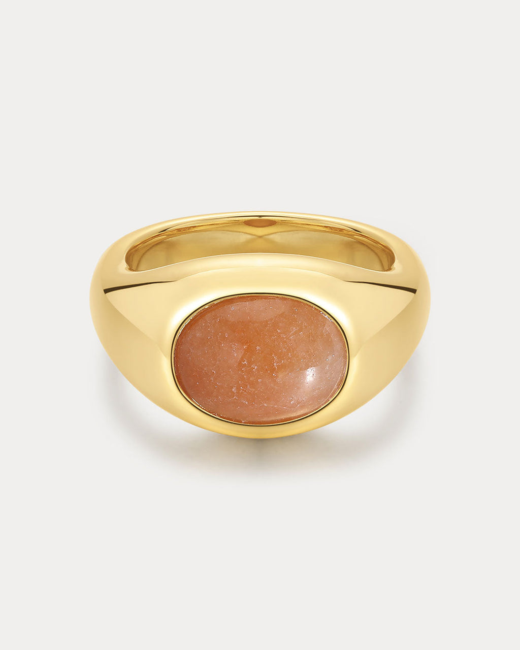 Sunset Stone Signet Ring in Gold