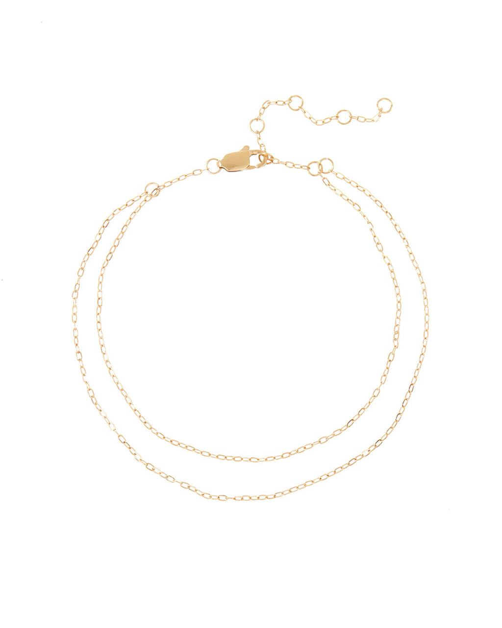 Take Me to the Bungalows Anklet - Gold — alternate view