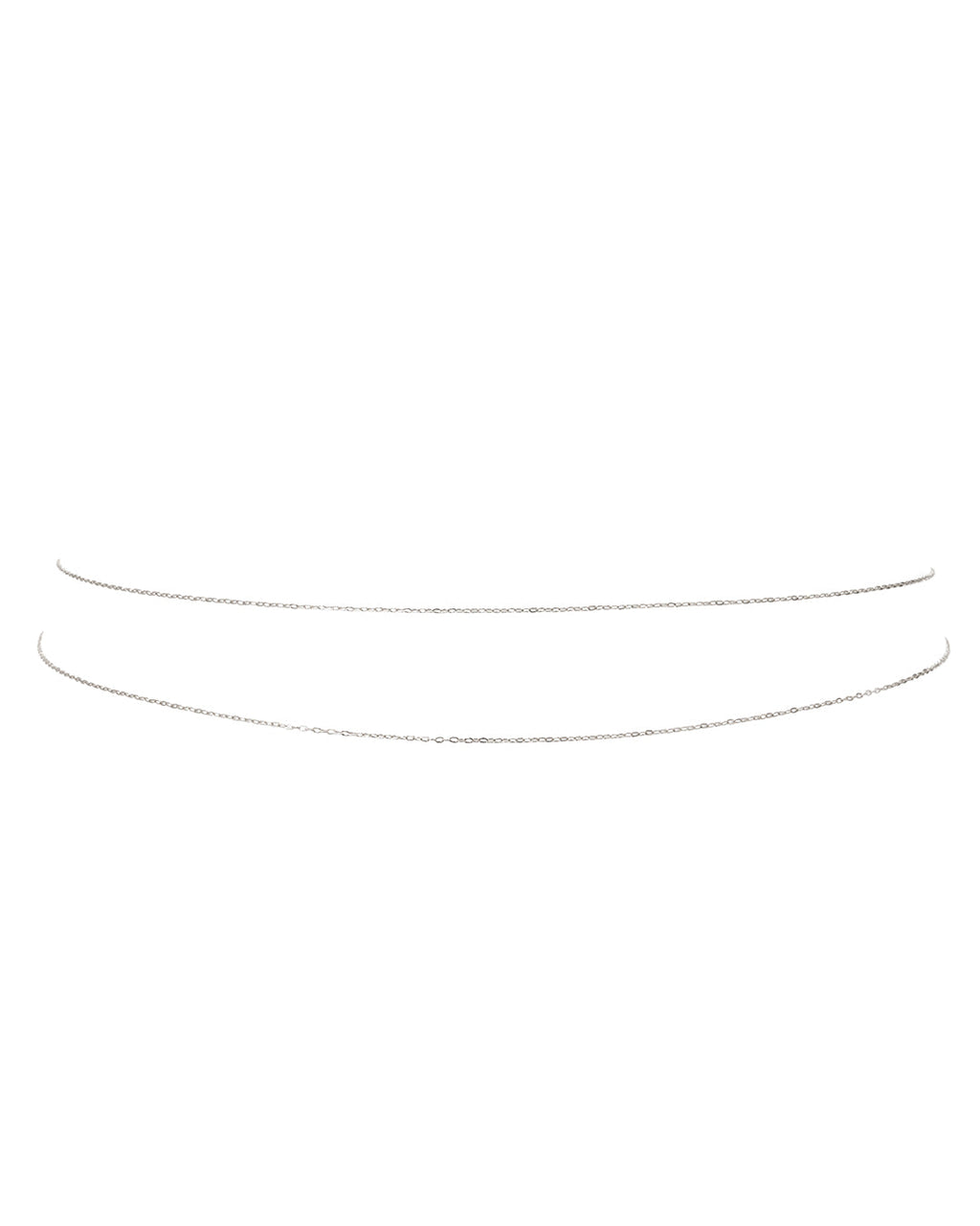 Take Me to the Bungalows Belly Chain - Silver